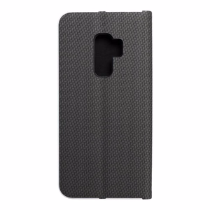 LUNA Book Carbon viedtālruņa apvalks SAMSUNG S9 Plus melns