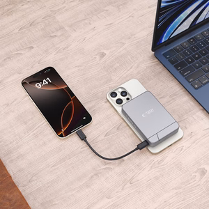 Внешний аккумулятор Tech-Protect PB14 LifeMag MagSafe 10000 mAh - серый