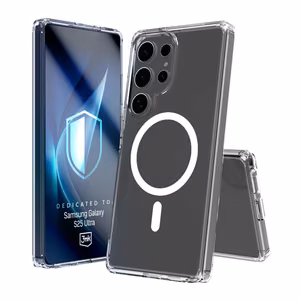 3mk Armor Magnētiskais apvalks Samsung Galaxy S25 Ultra viedtālrunim - caurspīdīgs