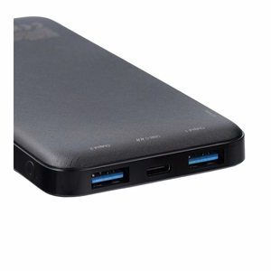 Portatīvais lādētājs 10000 mAh 3A W1056 czarny