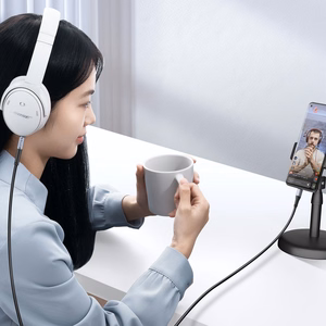 Melns 1 m audio kabelis Orico AXC: USB-C – 3,5 mm jack