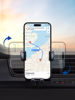 Joyroom JR-ZS351 tālruņa turētājs gaisa ventilācijas režģim - sudraba