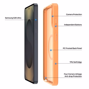 Futrālis Dux Ducis Yind MagSafe Samsung S948 S26 Ultra orange