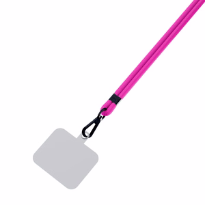3mk EasyClip tālruņa aukliņa, rozā (melnas krāsas furnitūra)
