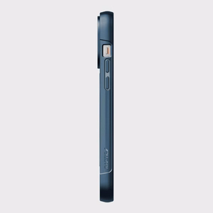 Raptic X-Doria Clutch viedtālruņa apvalks iPhone 14 Pro Max ar Magnētisko zilu aizmugurējo pārklājumu