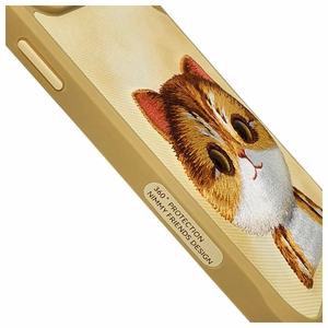 Nimmy Big Eyed Pet 2.0 Cat Case for iPhone 15 Pro Max - Green