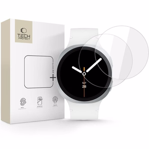Tech-Protect Glass Fit+ 2-vnt grūdēts stikls pulksteni Samsung Galaxy Watch 8 40mm - skaidrs
