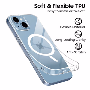 Tech-Protect FlexAir MagSafe apvalks iPhone 13 / 14 - caurspīdīgs