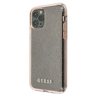 Guess GUHCN58PCGLPI iPhone 11 Pro rozā kietais apvalks Glitter