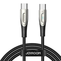 Joyroom Star-Light Series SA27-CC5 USB-C / USB-C kabelis 100W 1.2m - melns