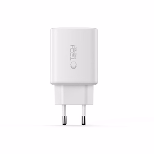 Tech-Protect NCA65W-GAN 3 portu 65 W sienas lādētājs - balts