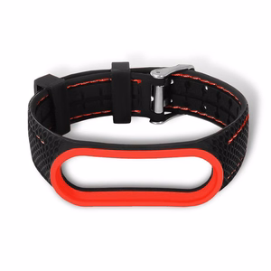Elastomēra siksniņa LIFESTYLE XIAOMI Mi Band 7 melna (04)
