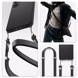 SPIGEN futrālis LIQUID AIR MAG saderīgs ar MagSafe priekš SAMSUNG S26 matēts melns