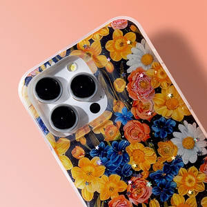 Glow Glam viedtālruņa apvalks Xiaomi Redmi 15C 4G EU / 15C 5G EU (173.16 x 81.06 x 8.2 mm) oranžs