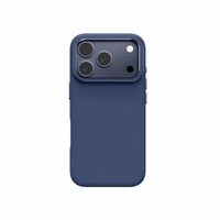 AmazingThing Glamour iPhone 17 Pro Max viedtālruņa apvalks ar statīvu - zils