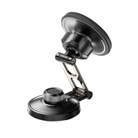 FORCELL F-GRIP IronSecure magnētiskais auto turētājs priekšējā stiklā un panelī, saderīgs ar MagSafe, melns