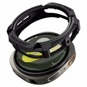 Spigen Rugged Armor viedtālruņa apvalks Samsung Galaxy Watch 8 44mm - matēts melns