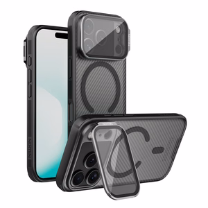 Nillkin CamShield Prop magnētiskais vāciņš iPhone 17 Pro / iPhone 18 Pro, melns