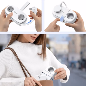 Orico AP3 20W GaN 5in1 strāvas sadalītājs 2x AC + 2x USB-A + 1x USB-C - balts
