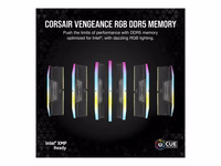 CORSAIR VENGEANCE RGB 32GB 2x16GB DDR5 atmiņa