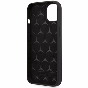 Mercedes Silikona Līnija Apvalks iPhone 13 mini - Melns