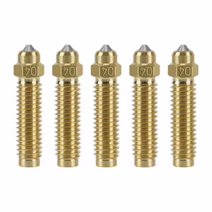 0.4 mm Hardened Brass Nozzle Set for ELEGOO Centauri Carbon