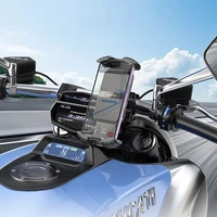 Velosipēdu, motociklu tālruņa turētājs Borofone BH105 melns