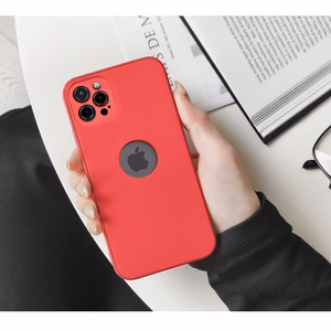 Case for iPhone 17 Pro Max / 18 Pro Max (low camera edge) Soft red