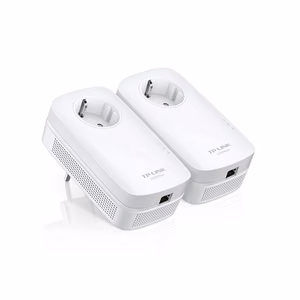 TP-LINK AV1300 Gigabit Passthrough Powerline sākuma komplekts TL-PA8010P KIT, 1300 Mbit/s, Ethernet LAN (RJ-45) porti: 1, bez Wi-Fi, papildu kontaktligzda