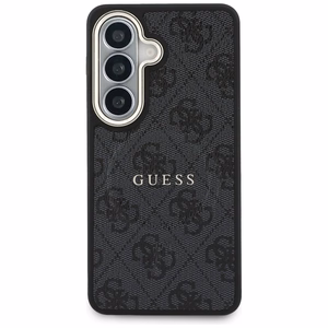 Guess maciņš 4G Embossed Ring MagSafe priekš Samsung Galaxy S26 melns