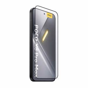 Crong 3D Armour Glass Lite pa visu virsmu līmējams rūdīta stikla ekrāna aizsargs Xiaomi POCO X8 Pro Max 5G