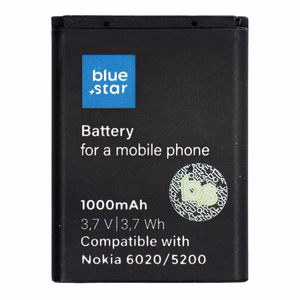 Аккумулятор для Nokia 6020 / 5200 / 5300 / 3220 / 5140 1000 mAh Blue Star Premium