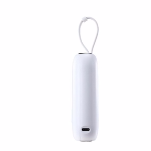 Joyroom mini portatīvais lādētājs 10000mAh Colorful Series 22.5W ar 2 iebūvētiem USB C un Lightning kabeļiem rozā (JR-L012)