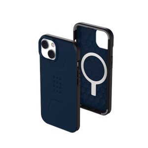 UAG Civilian Magnētiskais viedtālruņa apvalks iPhone 14 Plus - zils