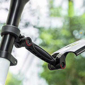 Rockbros FK-810 saliekamu teleskopisku velosipēda dubļusargu komplekts – melns