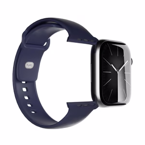 Puro Icon siksniņa Apple Watch 44/45/46/49 mm - Tumši zila - Tumši zila
