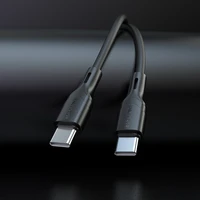 Borofone kabelis BX99 Method - Type C uz Type C - 60W 3A 1 metrs, melns