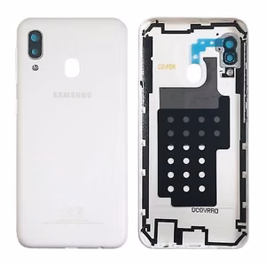 Aizmugurējais vāks Samsung A202 A20e 2019 balts oriģināls (service pack)