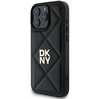 DKNY putuots Stack logotips iPhone 16 Pro apvalks melns