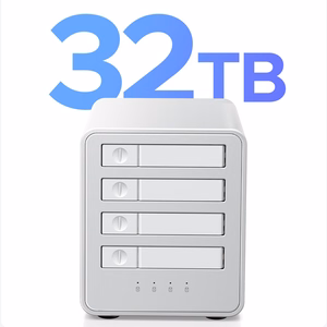 Orico 8848RC3 DAS sērijas 4 sekciju 2,5" HDD/SSD disku masīvs - balts