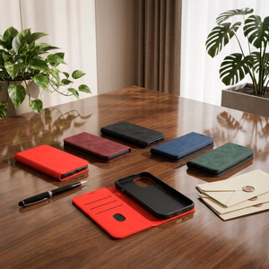 Smart Suede maciņš Honor 600 / Honor 600 Pro bordo