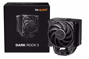 be quiet! DARK ROCK 5 procesora gaisa dzesētājs 12 cm melns 1 gab.