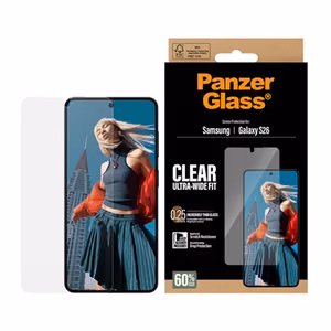 PanzerGlass ekrāna aizsargs Samsung Galaxy S26 UWF ar EasyAligner