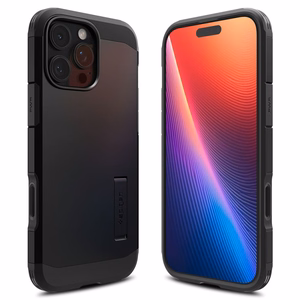 Spigen Tough Armor "T" Magnētiskais viedtālruņa apvalks iPhone 16 Pro Max - melns