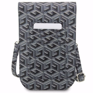 Guess rokassoma GUWBHGCFSEK melna GCube Stripe
