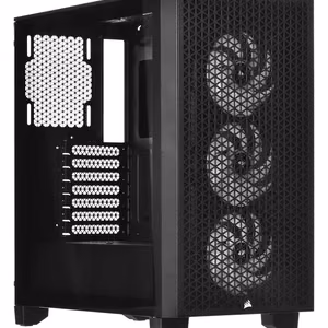 CORSAIR 3000D RGB rūdīta stikla Mid Tower korpuss