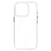 Liavec Spīdīgs Magnētiskais Caurspīdīgs viedtālruņa apvalks Iphone 14 Pro balta