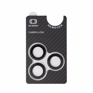 Rūdītais stikls Tel Protect 3D objektīva Aramid sērija kamerai Iphone 15 Pro/15 Pro Max (3 objektīvi)