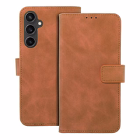 TENDER grāmatas viedtālruņa apvalks SAMSUNG S23 FE brūns