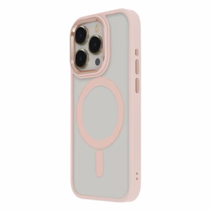 Satin Elegant Mag Case for iPhone 12 / 12 Pro 6,1" pink